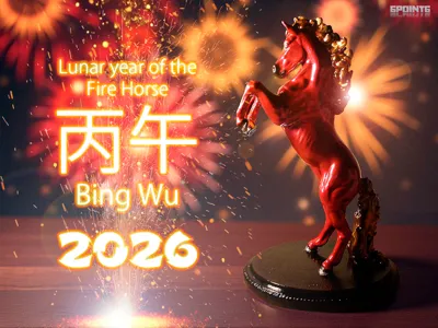 丙午 – Bǐng Wǔ Year of the Fire Horse 18.5cm Figure