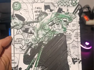 Hueforge Roronoa ZORO ONE PIECE CARD