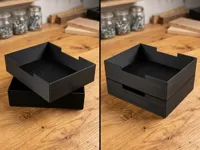 Boîte de rangement empilable 20x16x5 — photo 2
