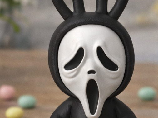 Ghostface Bunny – Horror Easter Figurine