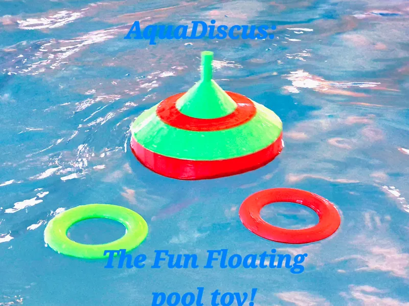 AquaDiscus! The Fun Floating Pool Toy!