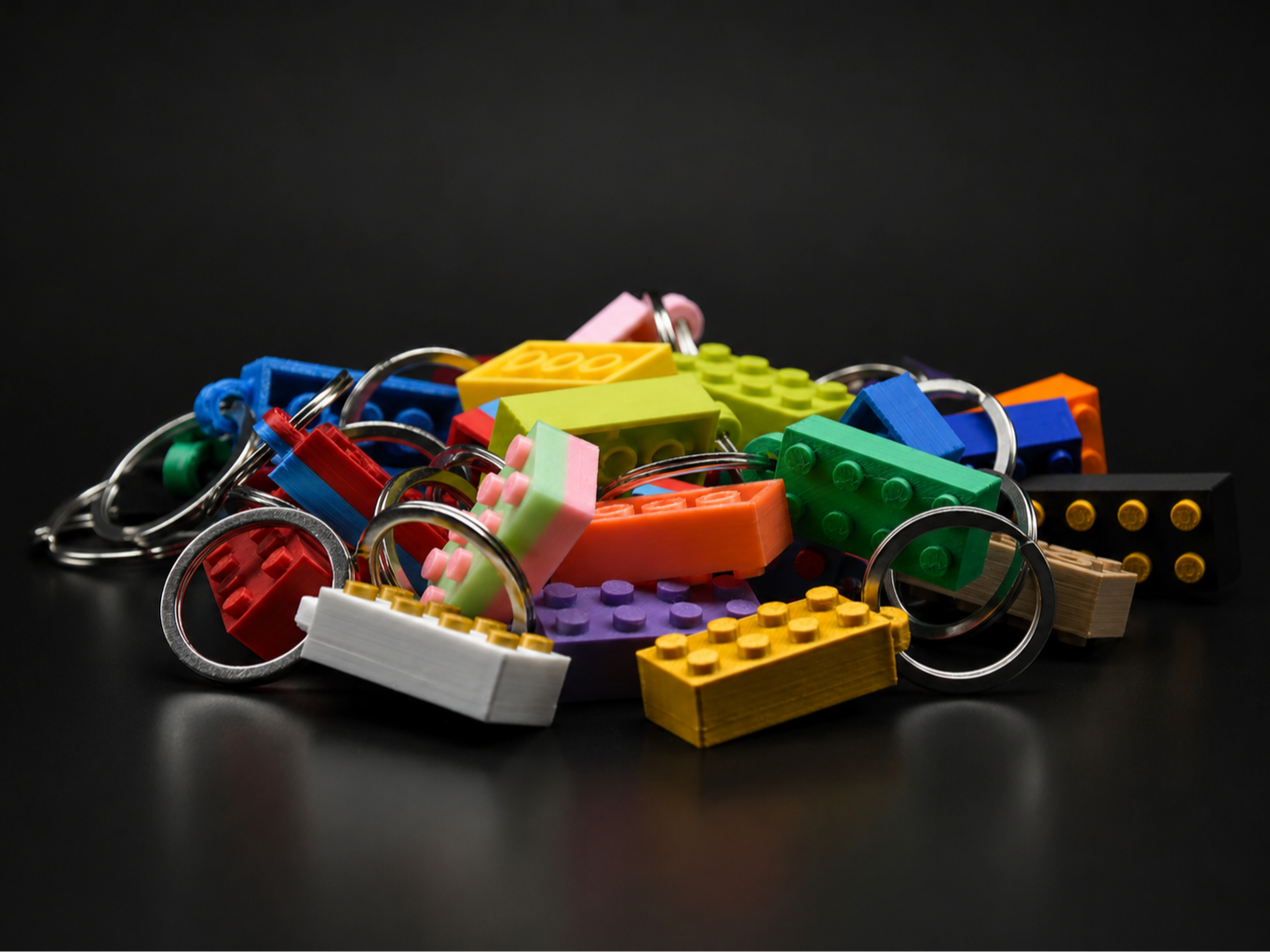 Brick Keychain Set