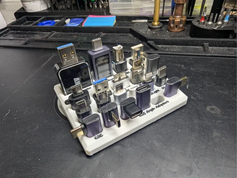 Highly Specific USB-C Adapter Caddy