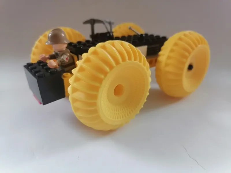 Bausteine Mond Räder