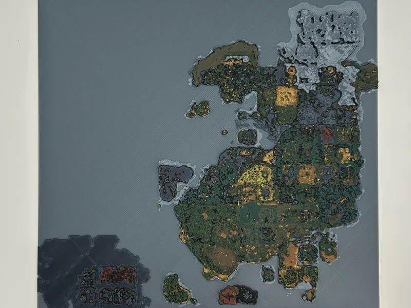 Lineage 2 Aden Map HueForge