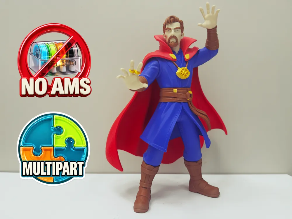 Doctor Strange [ NO AMS ] - Free 3D Print Model - MakerWorld