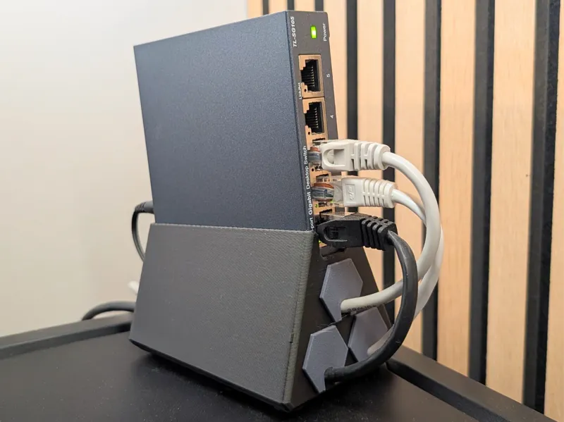 Vertical Desk Stand for TP-LINK TL-SG105 Switch 