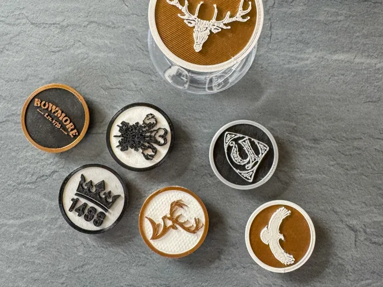 Lids for Glencairn/Whisky Glasses - w brand logos
