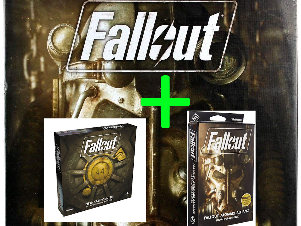 Fallout Spiele Rahmen & Organizer Board Game