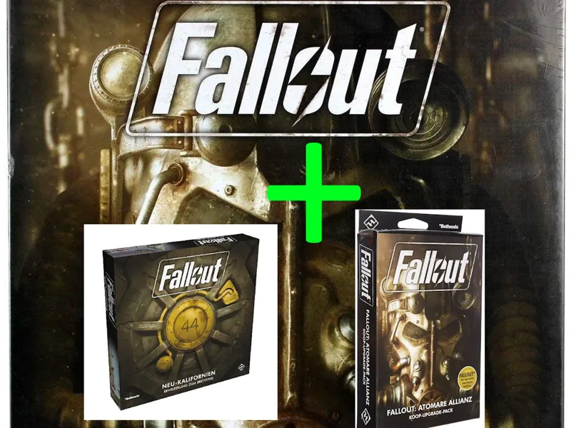 Fallout Spiele Rahmen & Organizer Board Game