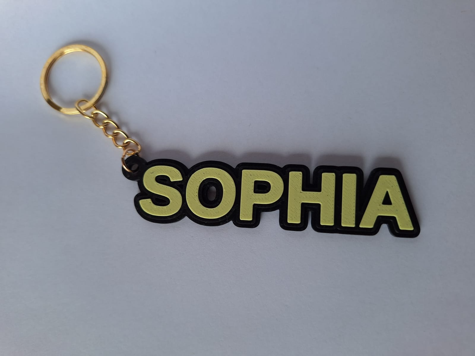 Custom Name Keychain, Door Sign & Cake Topper 3D