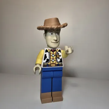 Clip o pieza de sujeción: Brick Woody Toy Story 500% — vista de referencia 3