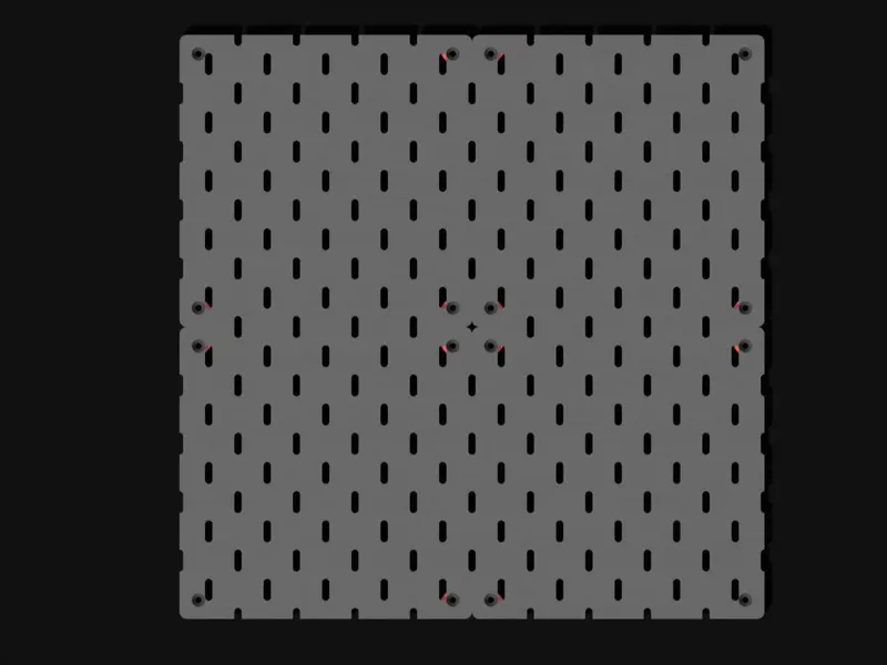 160*160洞洞板-无限拼接