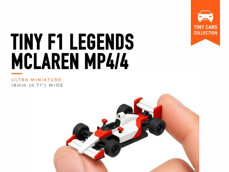 Tiny F1 Legends - Mclaren MP4/4 - Mini Cars Series