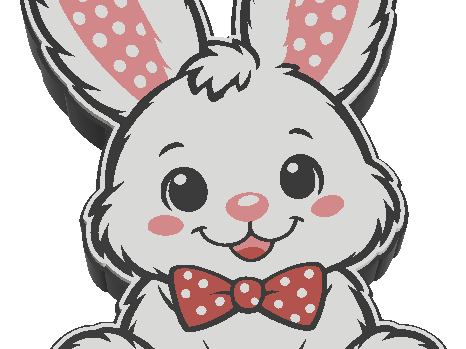 Cute Easter Bunny Lightbox