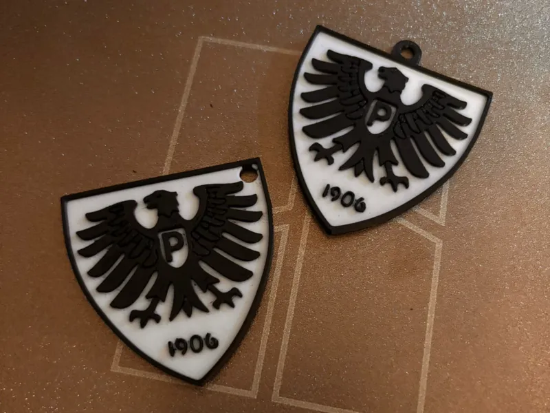 SC Preußen Münster Schlüsselanhäger 2 Farben 
