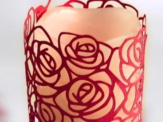 Rose Lace Tealight Lantern