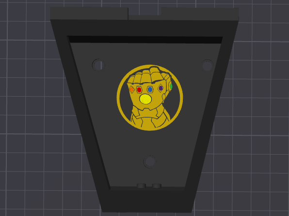 Infinity Gauntlet Brick Display Wall Mount