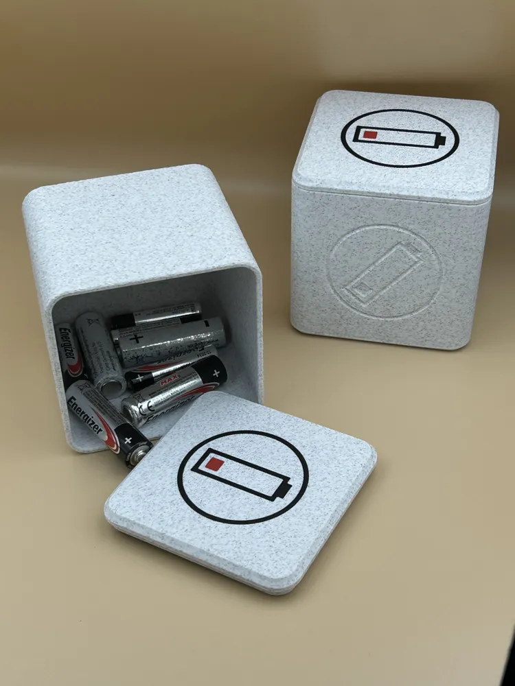 Used Battery Container - Free 3D Print Model - MakerWorld