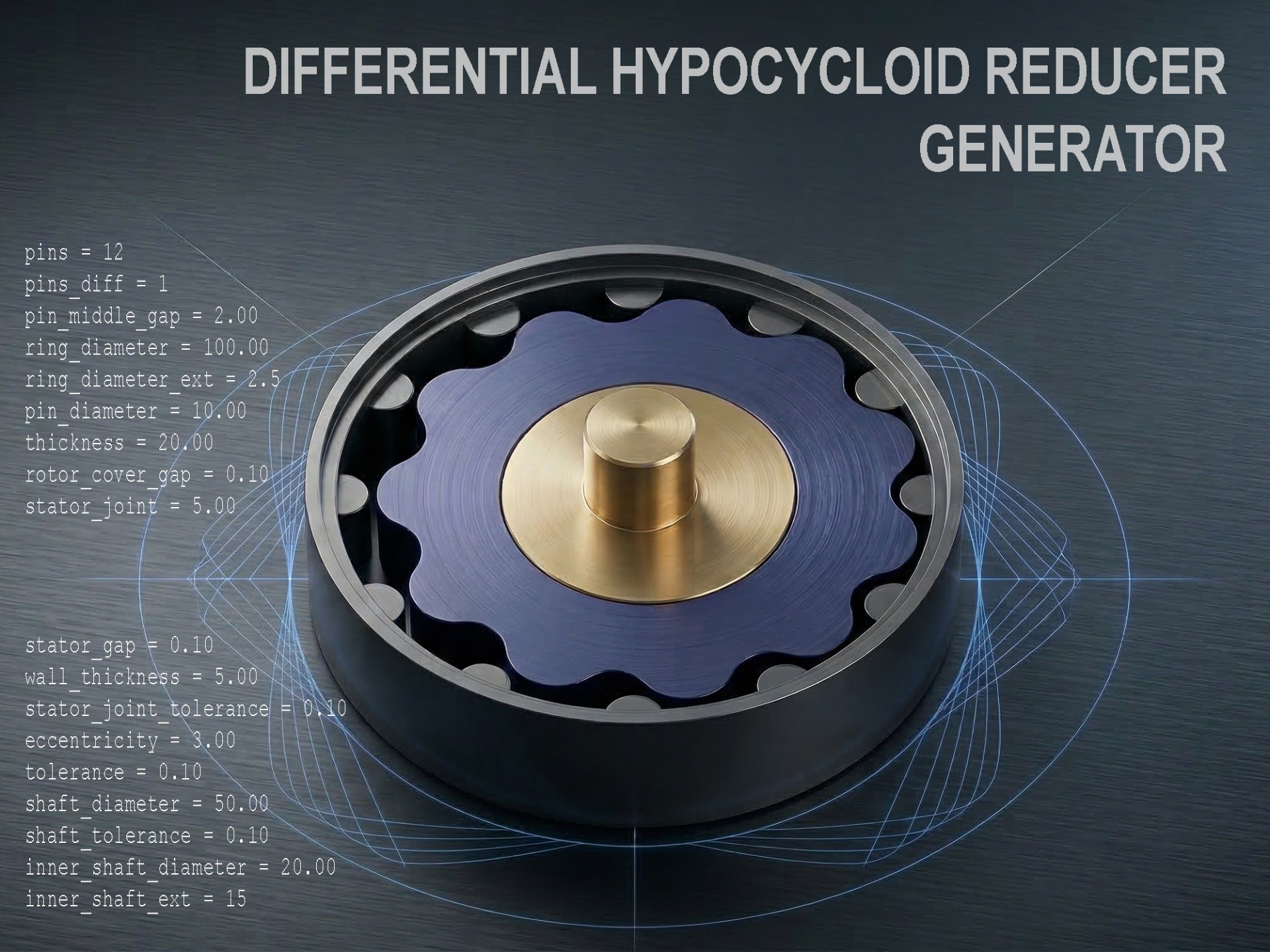 Differential Hypocycloud Reducer Generator