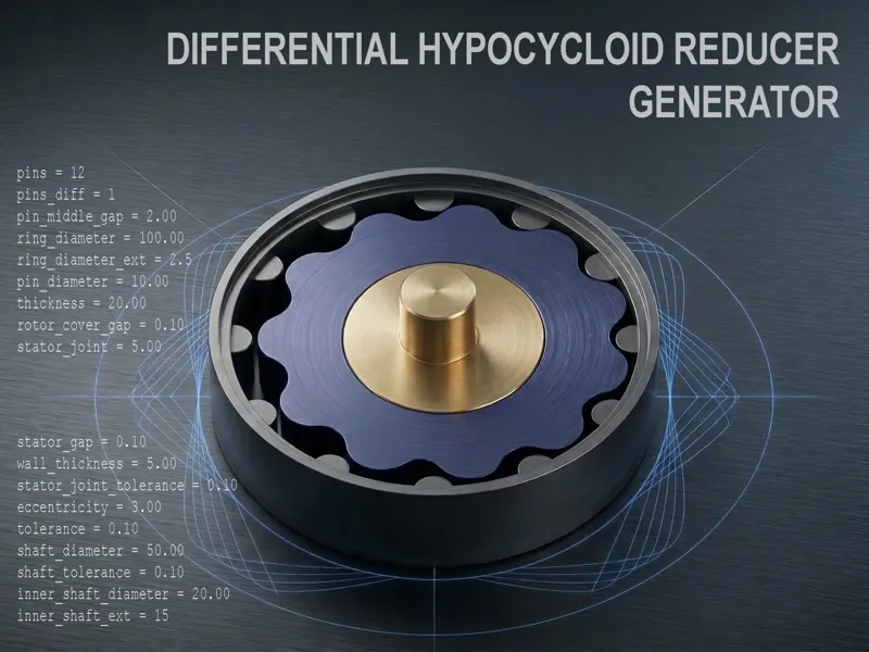 Differential Hypocycloud Reducer Generator