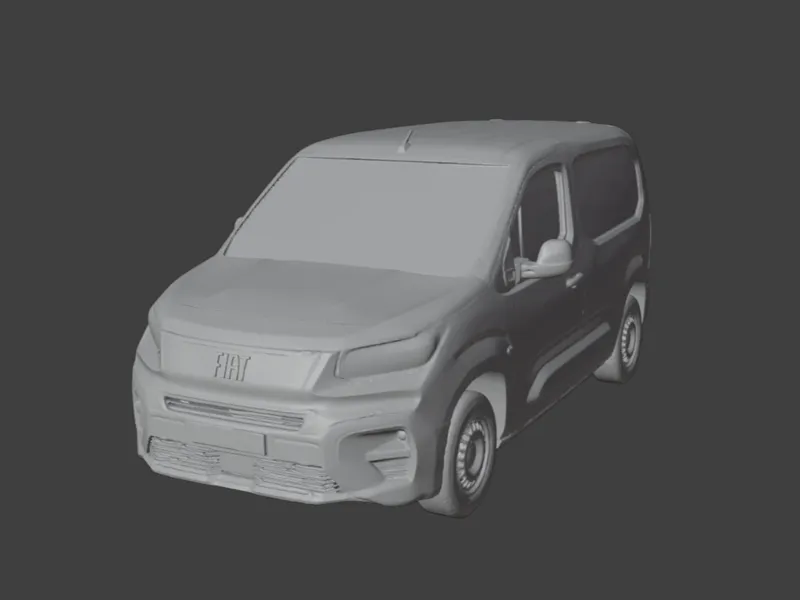 Doblo Fiat 1:64 mini car