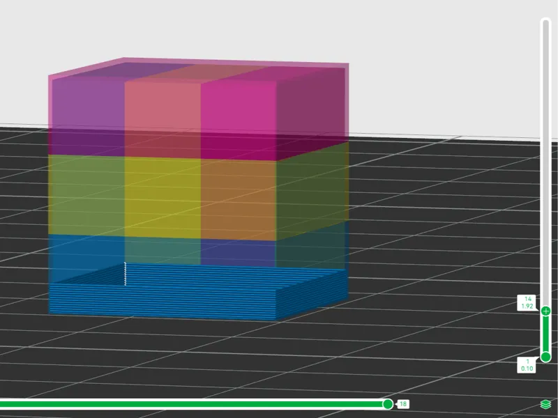 TestCube2 - Fullcolor perimeter mix