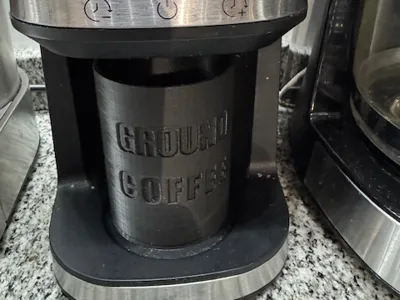 Single-dose ground coffee container 
