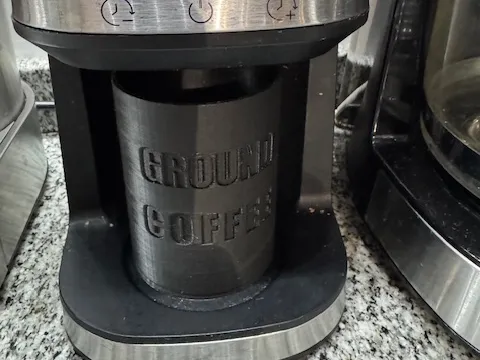 Receptàculo de grano molido de una dosis 