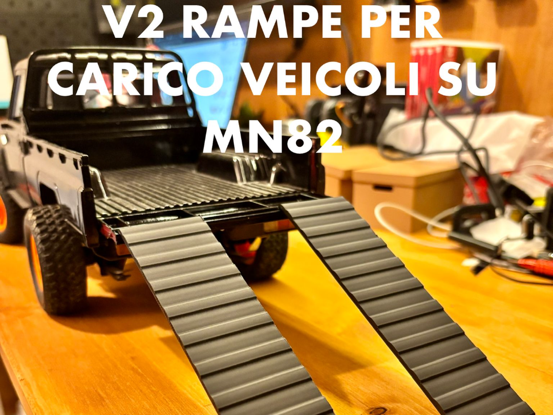 V2 - rampe carico veicoli per mn82 - 1:10 - 150mm