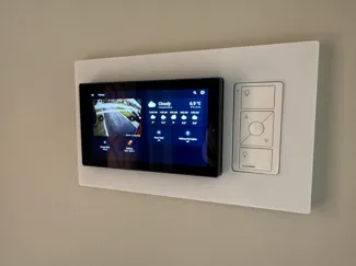 3-Gang Wall Plate for Sonoff NSPanel Pro 120