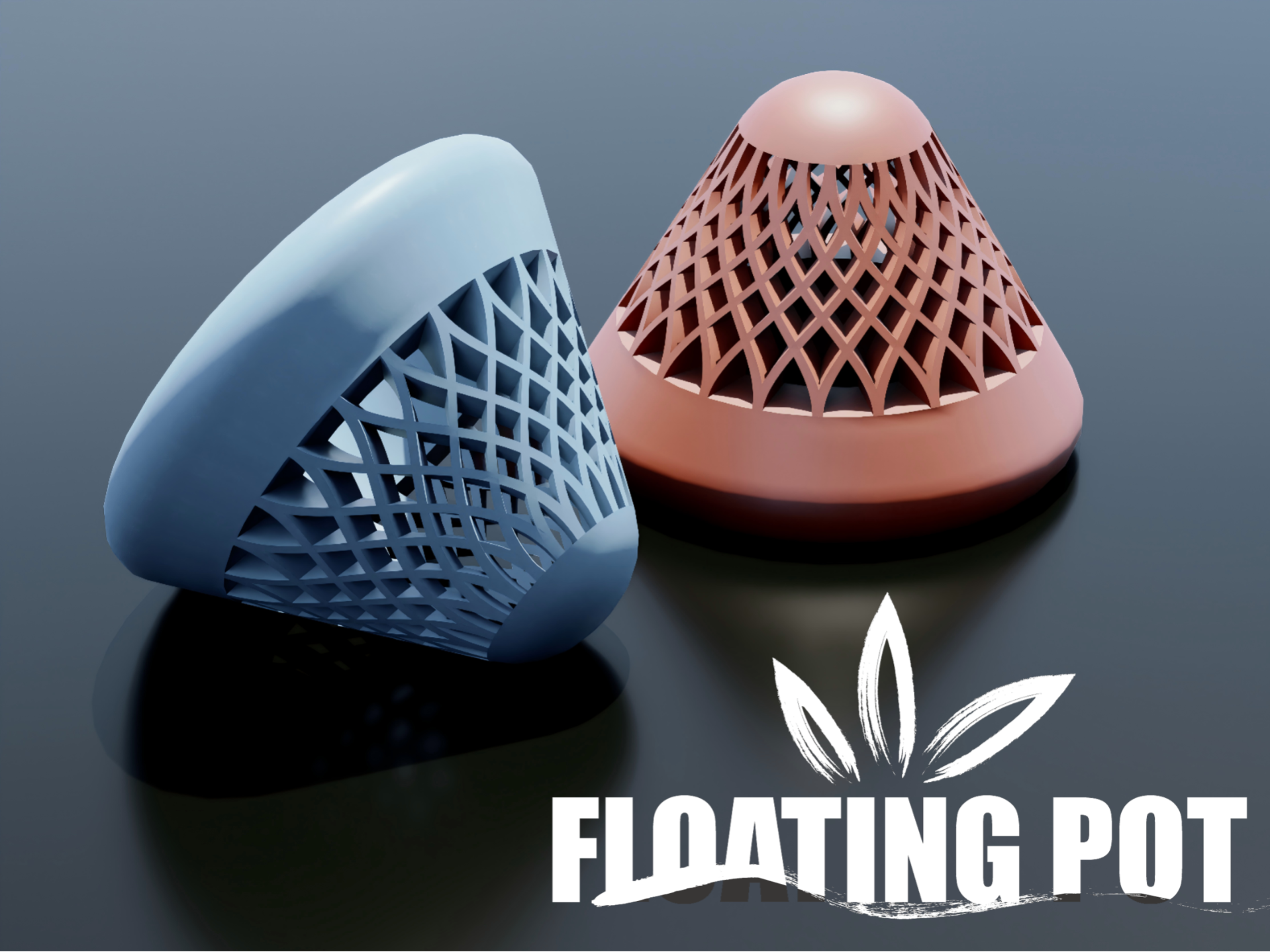 漂浮花盆（Floating pot for fish jar）