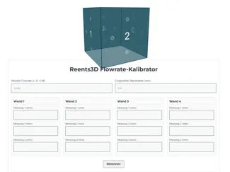 Pro Flowrate-Kalibrierung: Messen & Kalkulieren