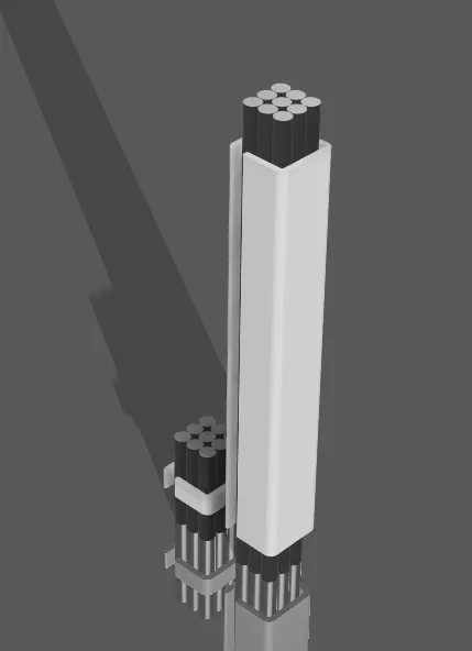 Cable holder and rail