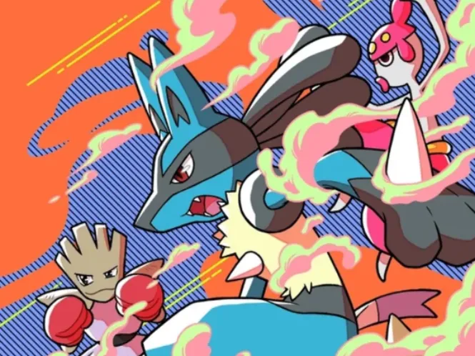 Lucario/ Fighting Type Lithophane Art 