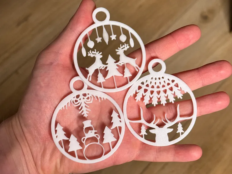Christmas Tree Ornaments / Baubles decorations Set