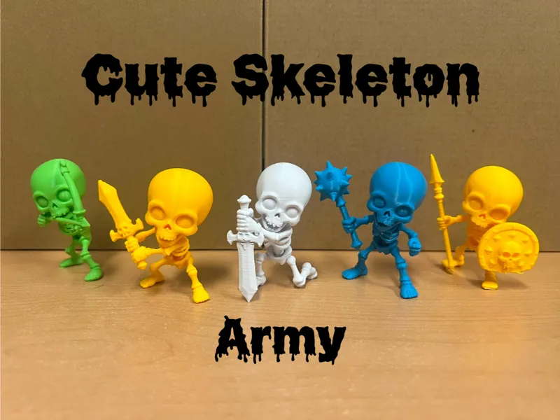 Cute Skeleton Army
