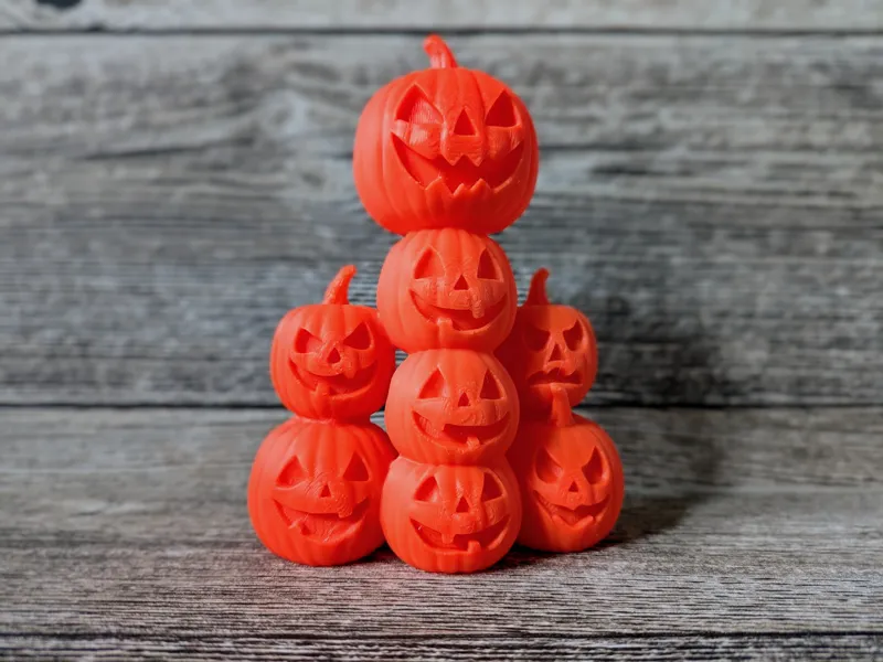 Halloween Pumpkin Stack