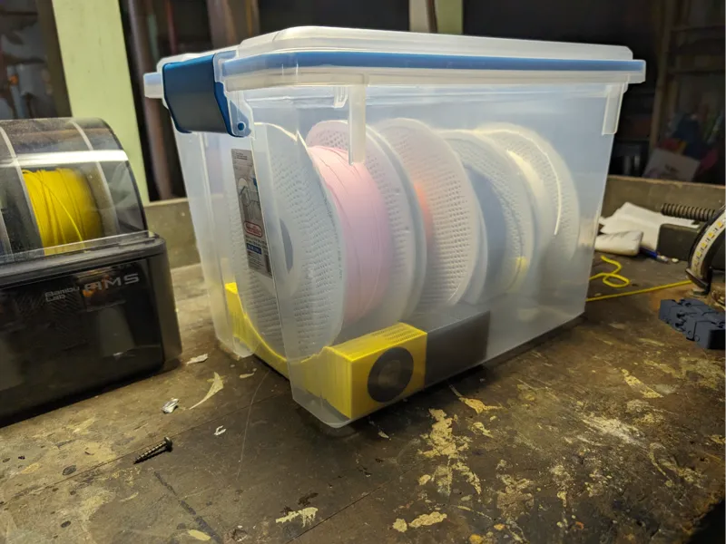 Filament Box Dessicant Container - Sterilite 20Q