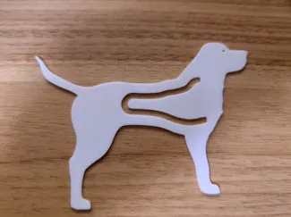 Labrador dog bookmark（with eyes）