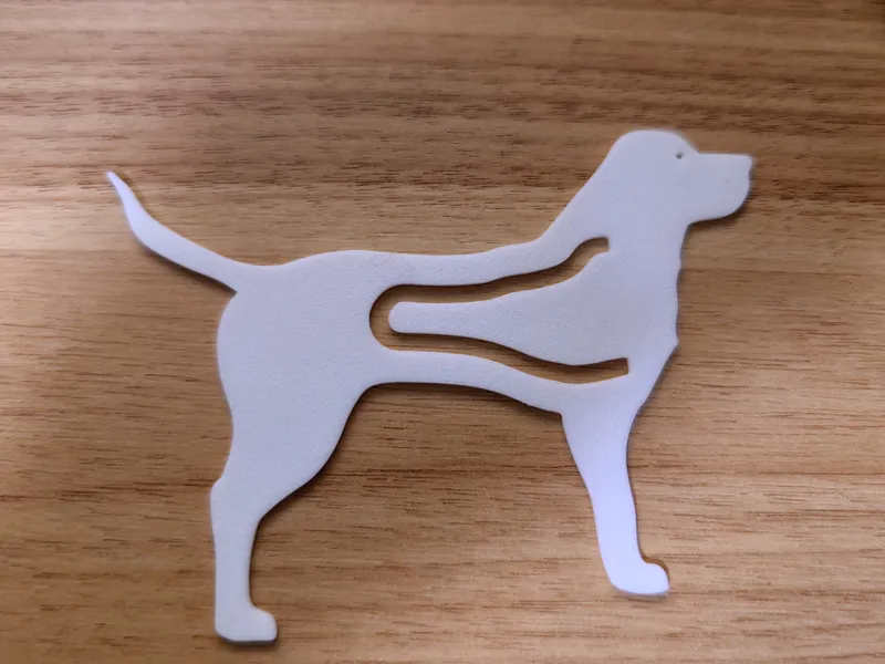 Labrador dog bookmark（with eyes）