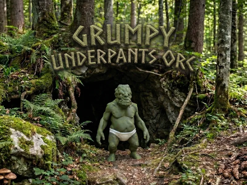 Grumpy Underpants Orc