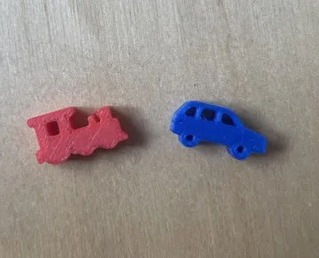 Modelo para impresión 3D: Macchina + Trenino –Accessori Cameretta Scala 1:12 — vista de referencia 4