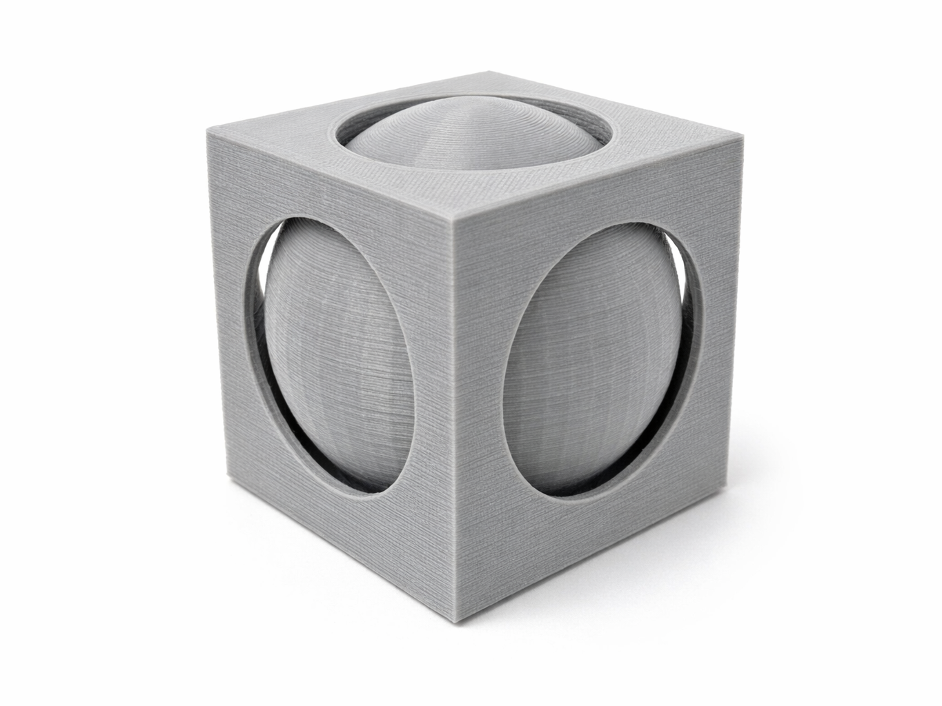 Impossible ball inside of a cube!