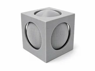 Ball inside of a Cube Spinning Fidget!