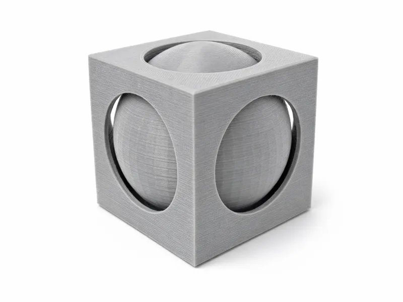 Ball inside of a Cube Spinning Fidget!