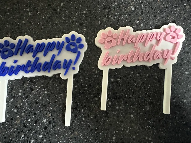 Gotcha Day/Birthday Dog cake topper