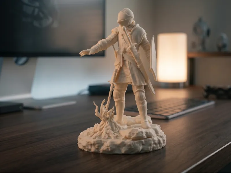Chosen Undead at the Bonfire – Dark Souls Diorama