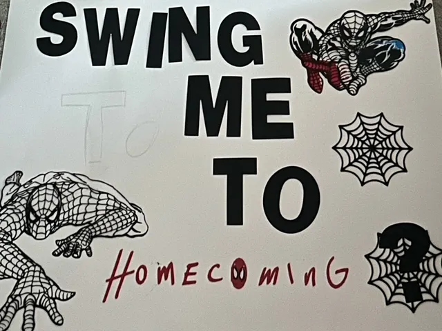 Spiderman Homecoming sign 