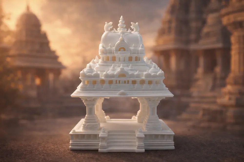 DivineDesk Mandir – Mini Home Temple - Free 3D Print Model - MakerWorld